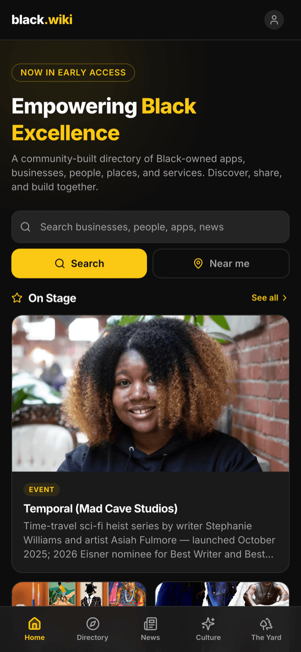 Home screen